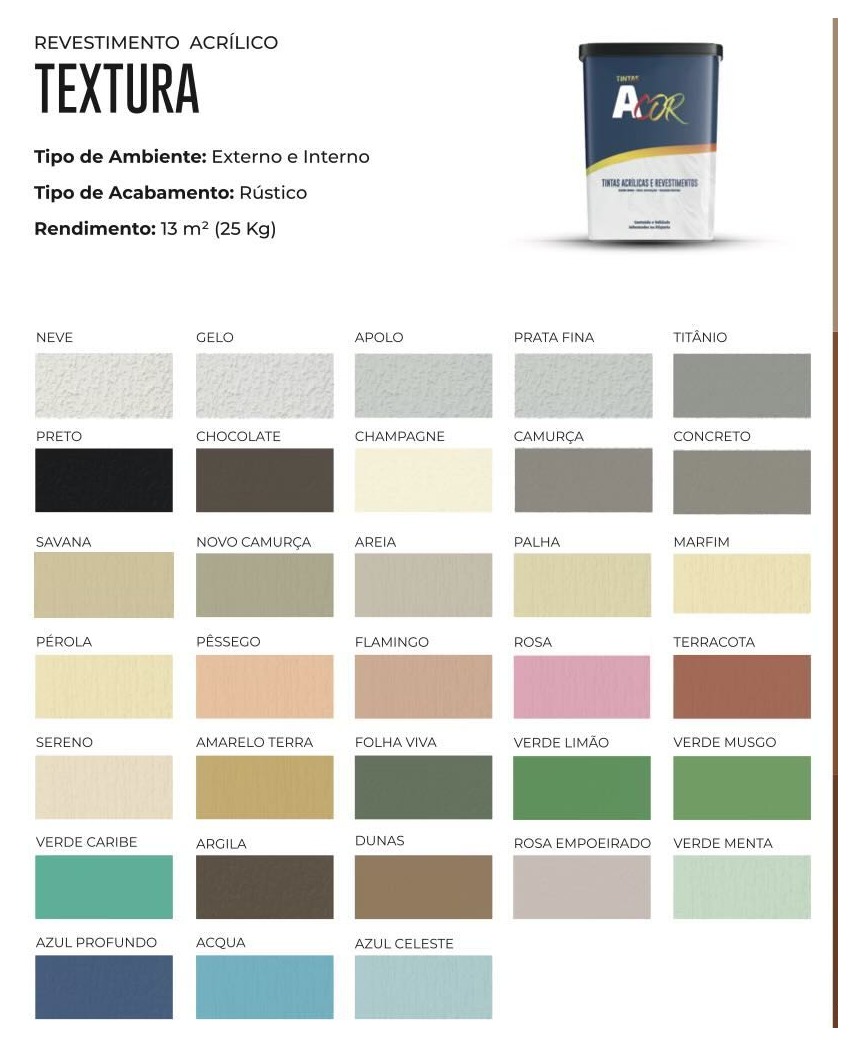 Painel de textura e grafiato A Cor Tintas